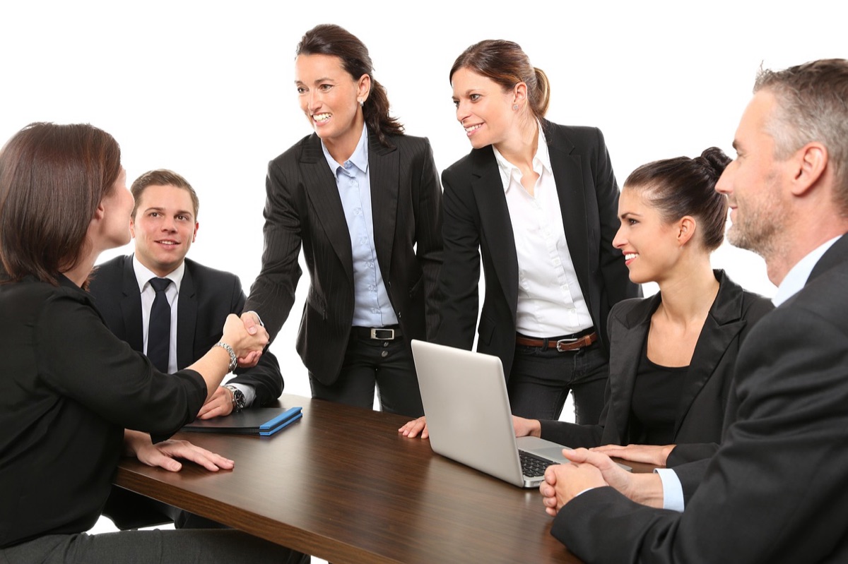 Traders reviewing a supply contract